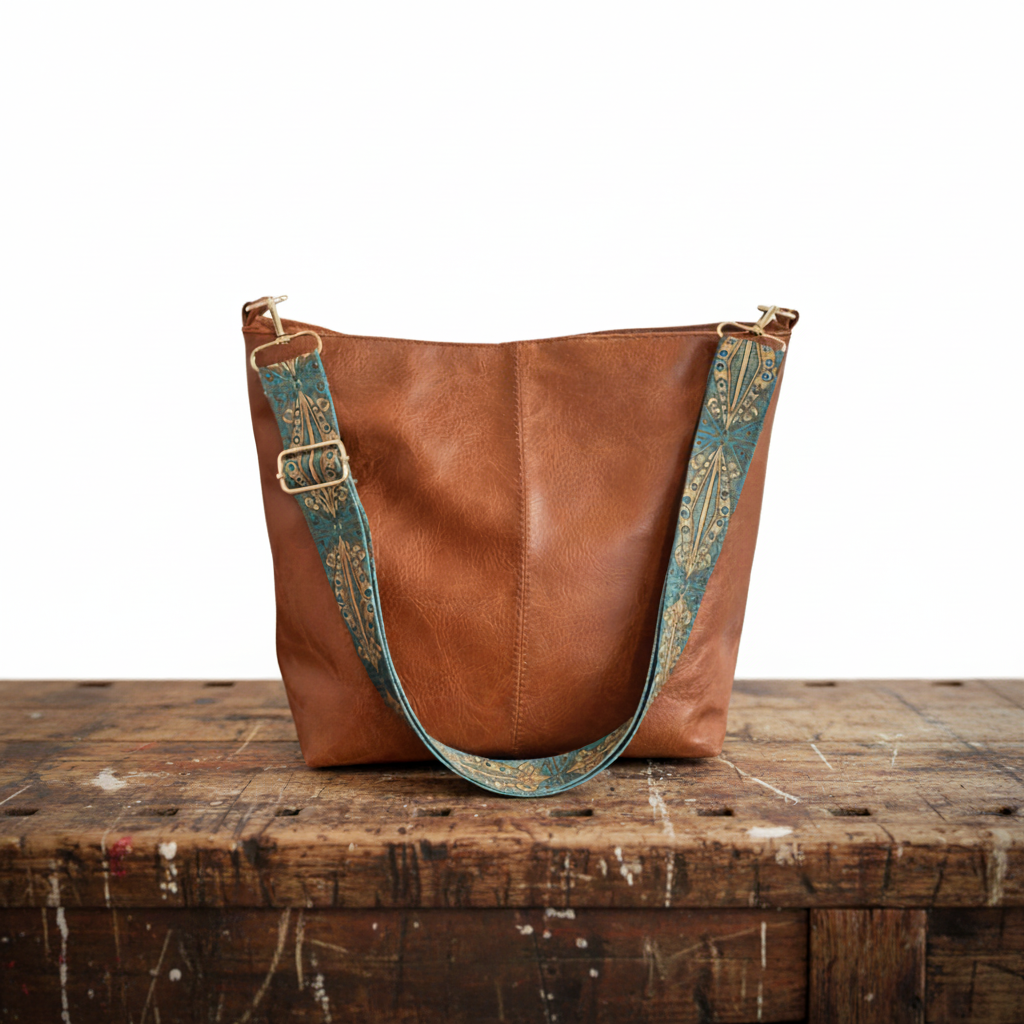 Tamar Vintage Leather-Style Bag
