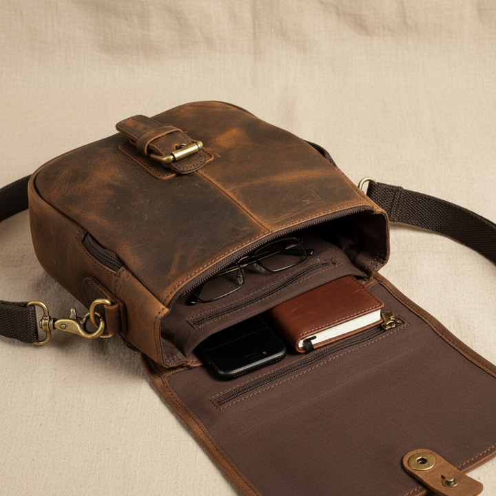 Nolan Leather-Style Shoulder Bag
