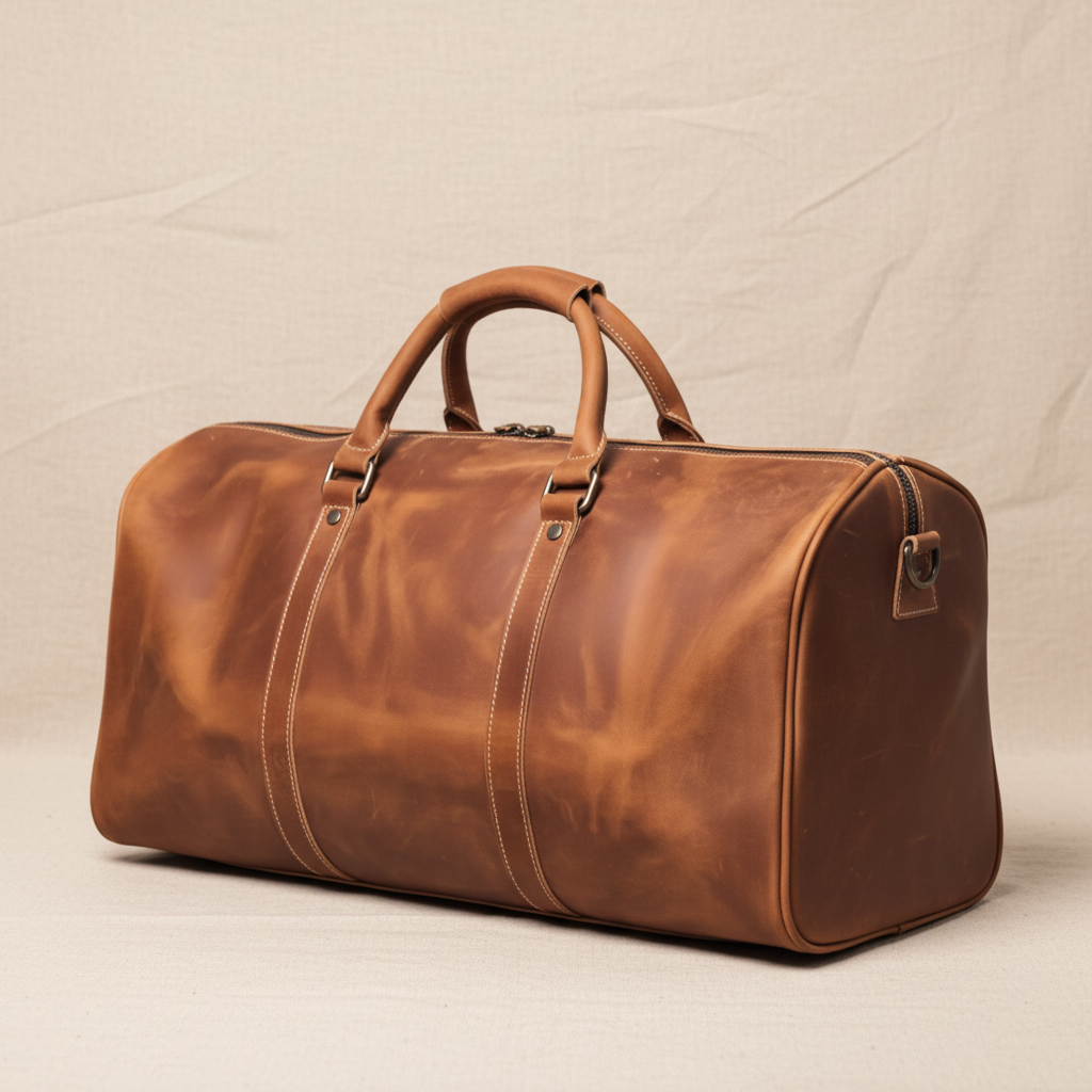 Callahan Leather-Style Travel Bag