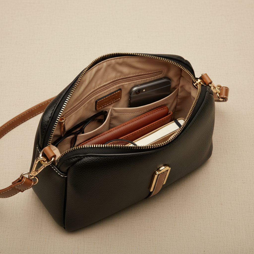 Mila Leather-Style Shoulder Bag