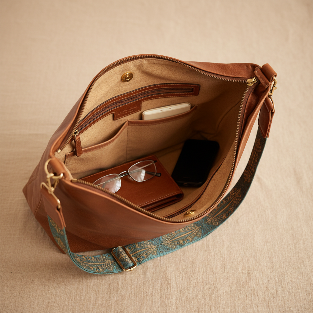 Tamar Vintage Leather-Style Bag