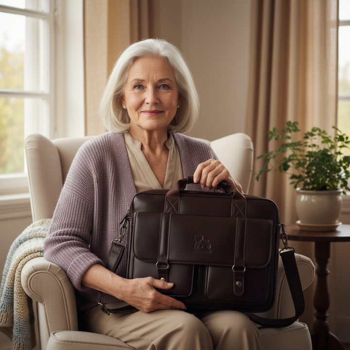 Leather-Style Briefcase