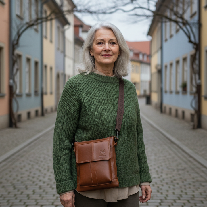 Anton Leather-Style Shoulder Bag
