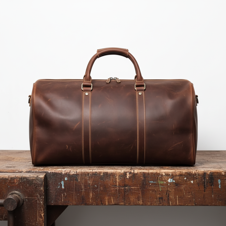 Callahan Leather-Style Travel Bag