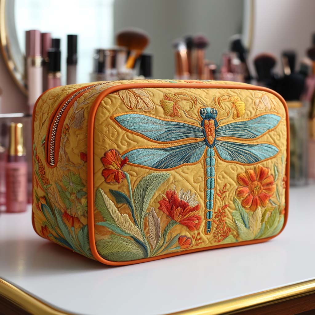 WINGED WONDERS | QUILTED MAKE-UP BAG