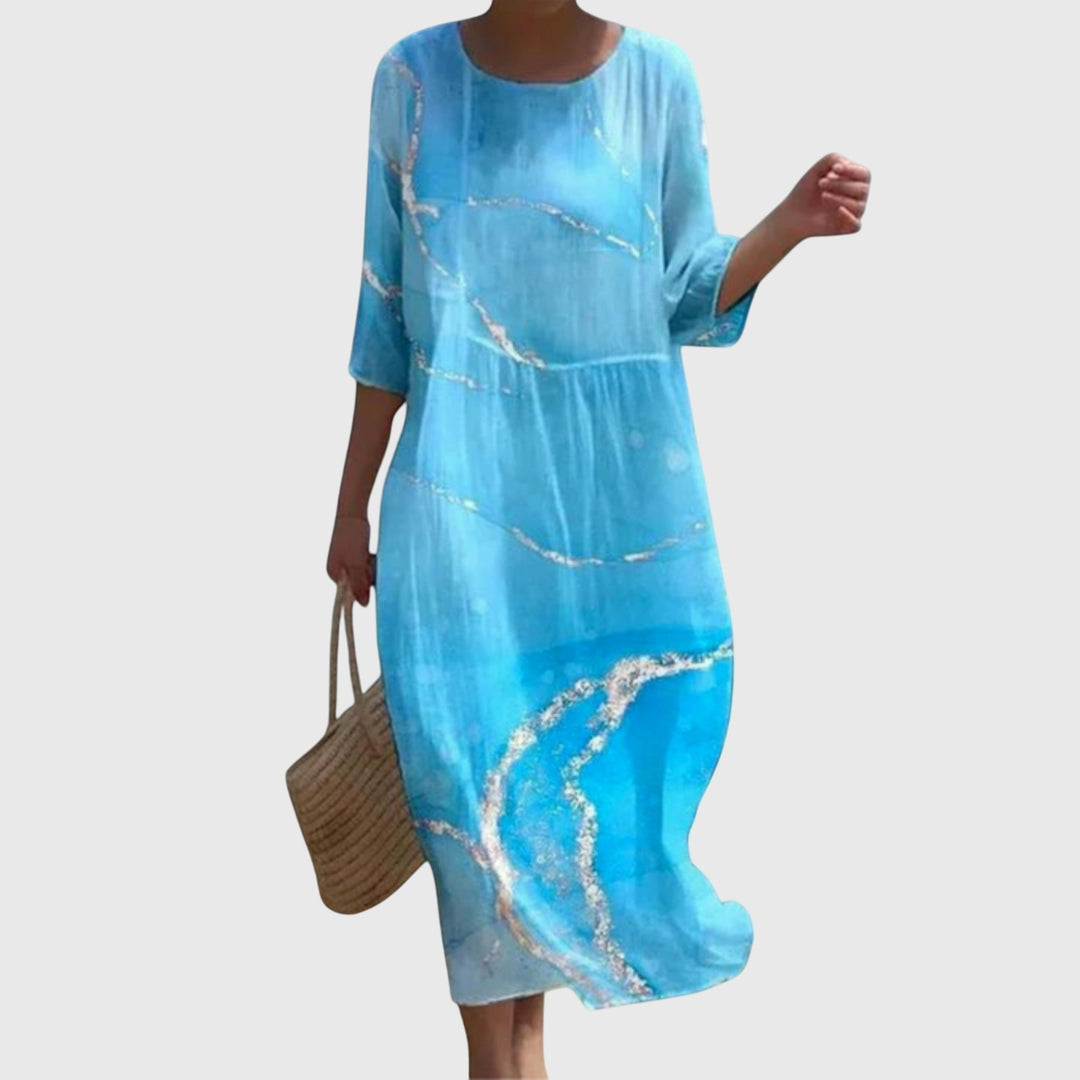 ELENA | STYLISH FLORAL MAXI DRESS