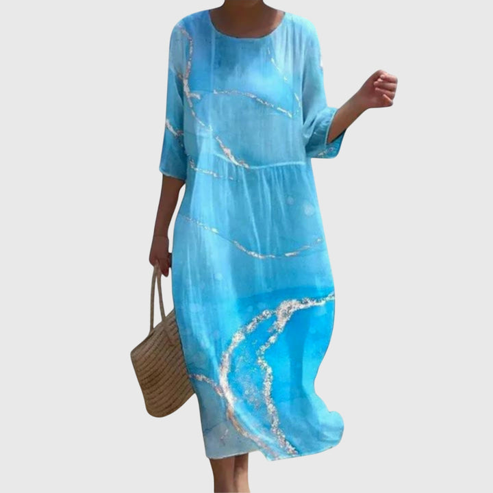 ELENA | STYLISH FLORAL MAXI DRESS