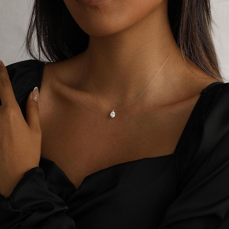 Floating Pendant Necklace