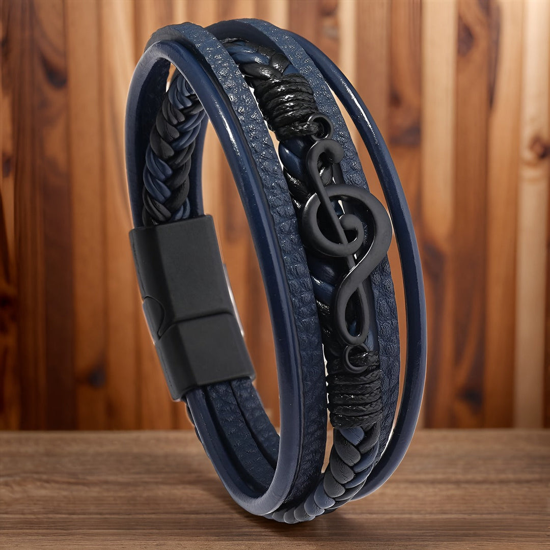 RHYTHM | LEATHER BRACELET FOR MUSIC LOVERS