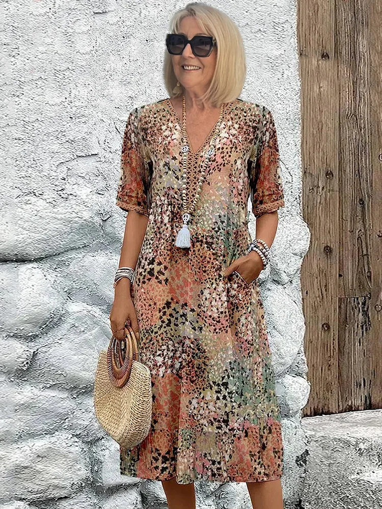 FELICIA | VIBRANT MIDI DRESS
