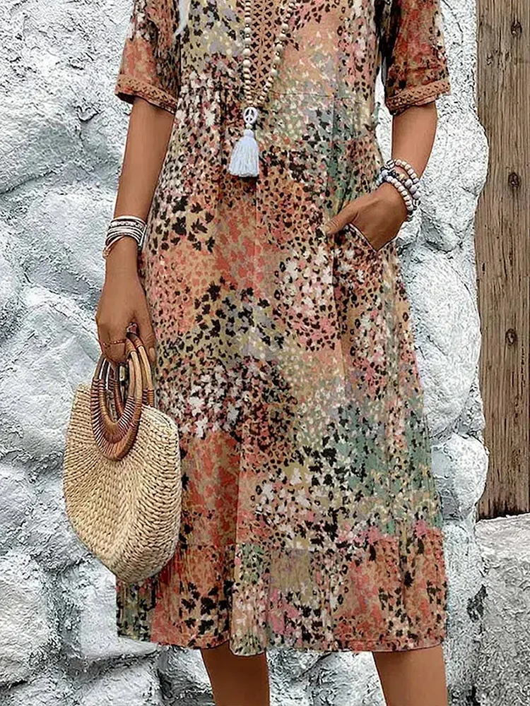 FELICIA | VIBRANT MIDI DRESS