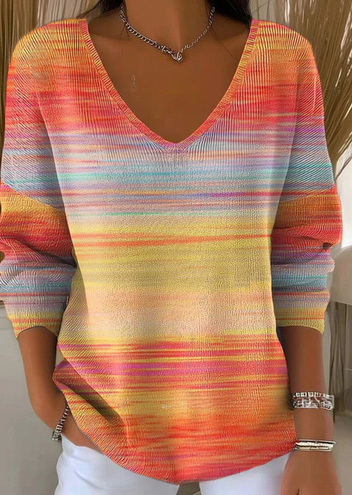 AUTUMN | COSY SWEATER WITH PRINT