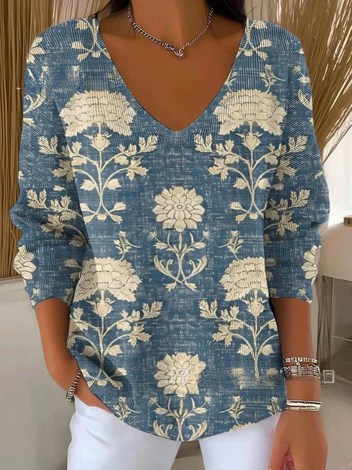 AUTUMN | COSY SWEATER WITH PRINT