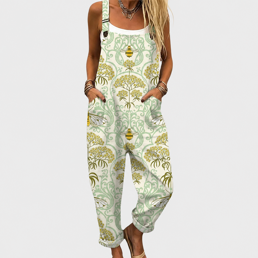 LILY | COMFORTABLE PRINTED OVERALLS