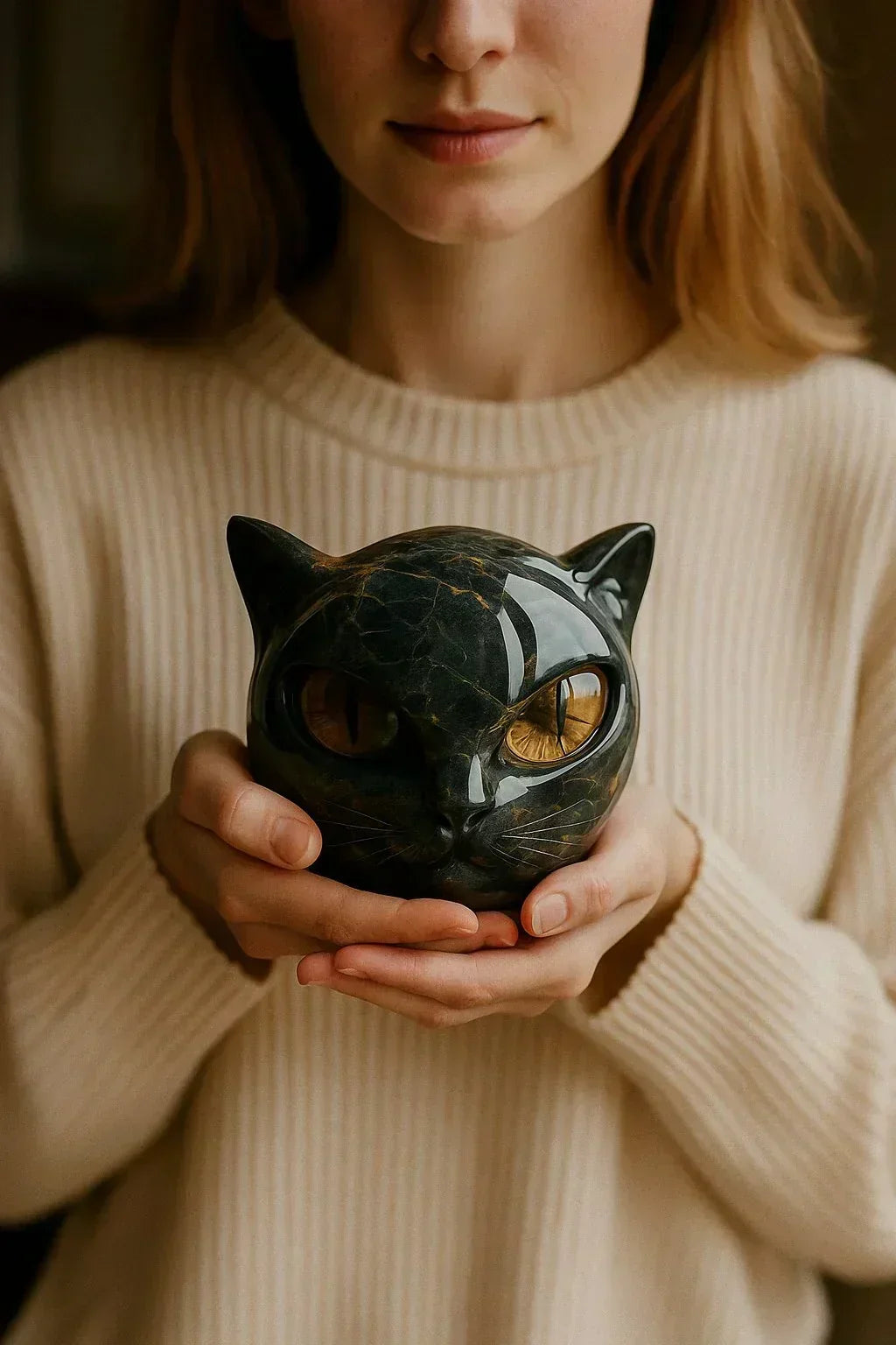 GATO | MYSTICAL CAT HEAD SCULPTURE