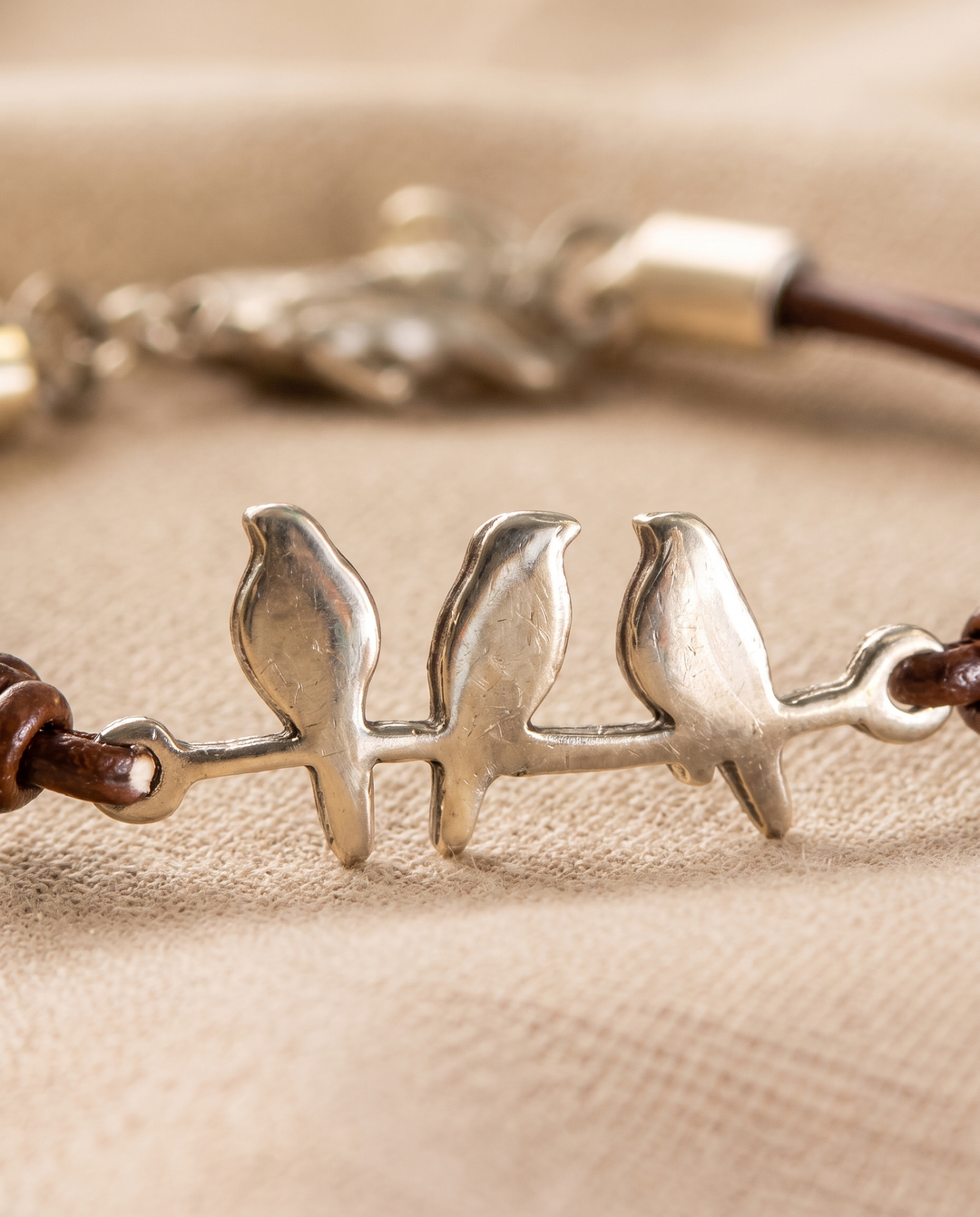 BIRD BRANCH | VINTAGE BIRD CHARM BRACELET