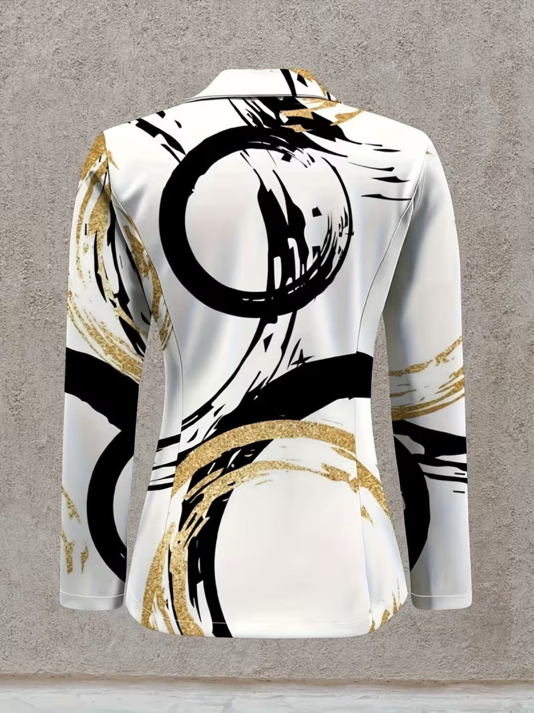 VANESSA | ABSTRACT BRUSHSTROKE BLAZER