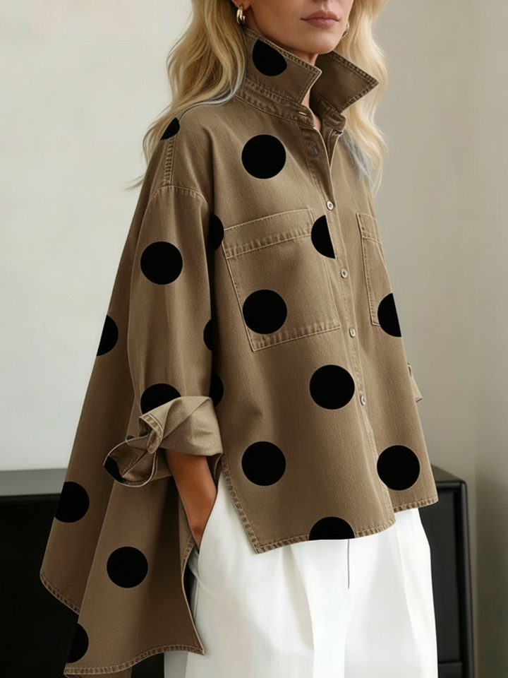 AMERY | POLKA DOT OVERSHIRT