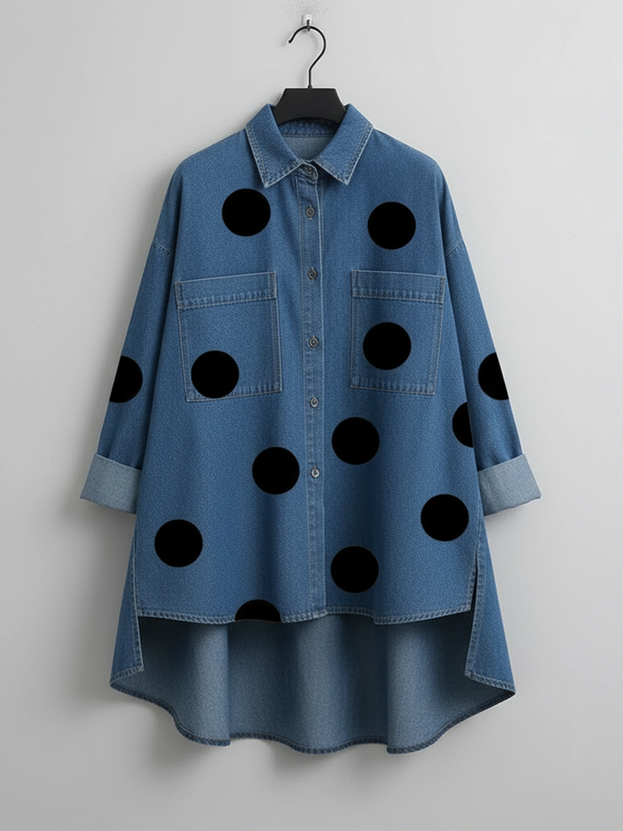 AMERY | POLKA DOT OVERSHIRT