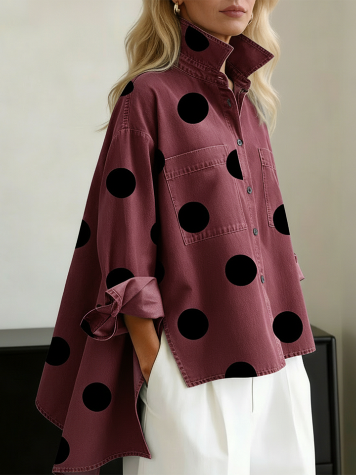 AMERY | POLKA DOT OVERSHIRT