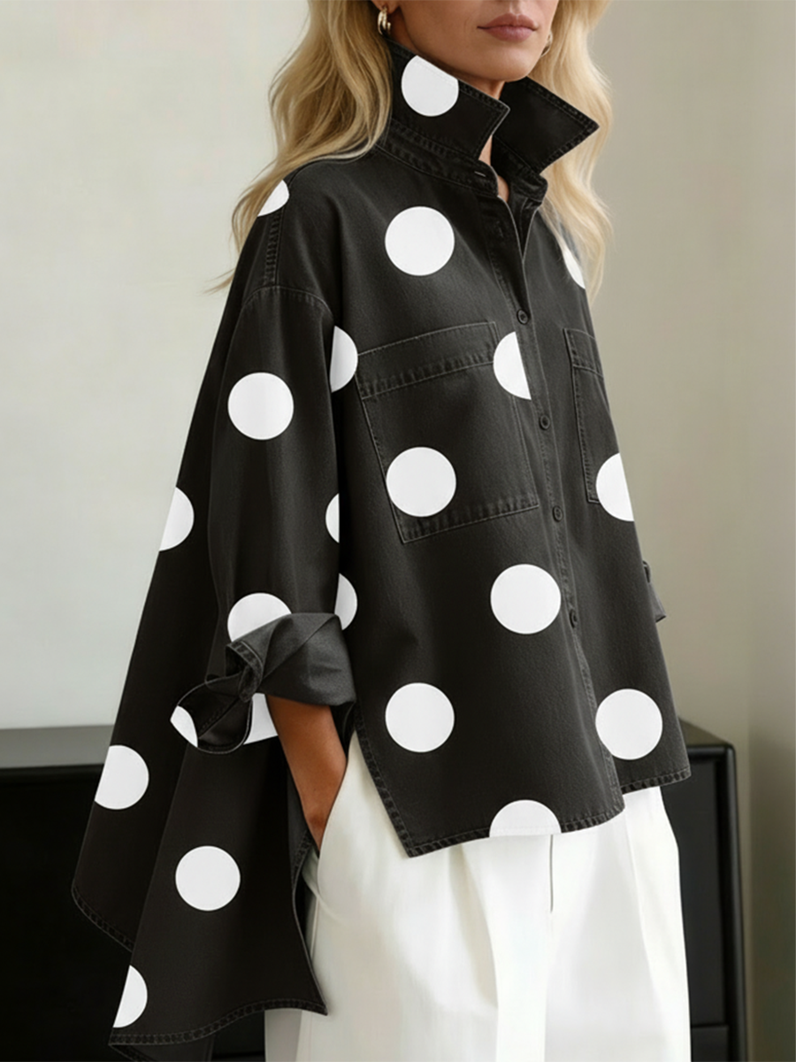 AMERY | POLKA DOT OVERSHIRT