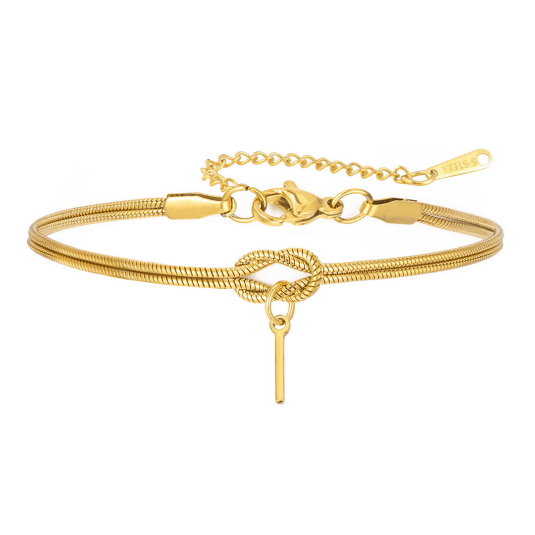 Personal Connection Initial Bracelet, side view 2