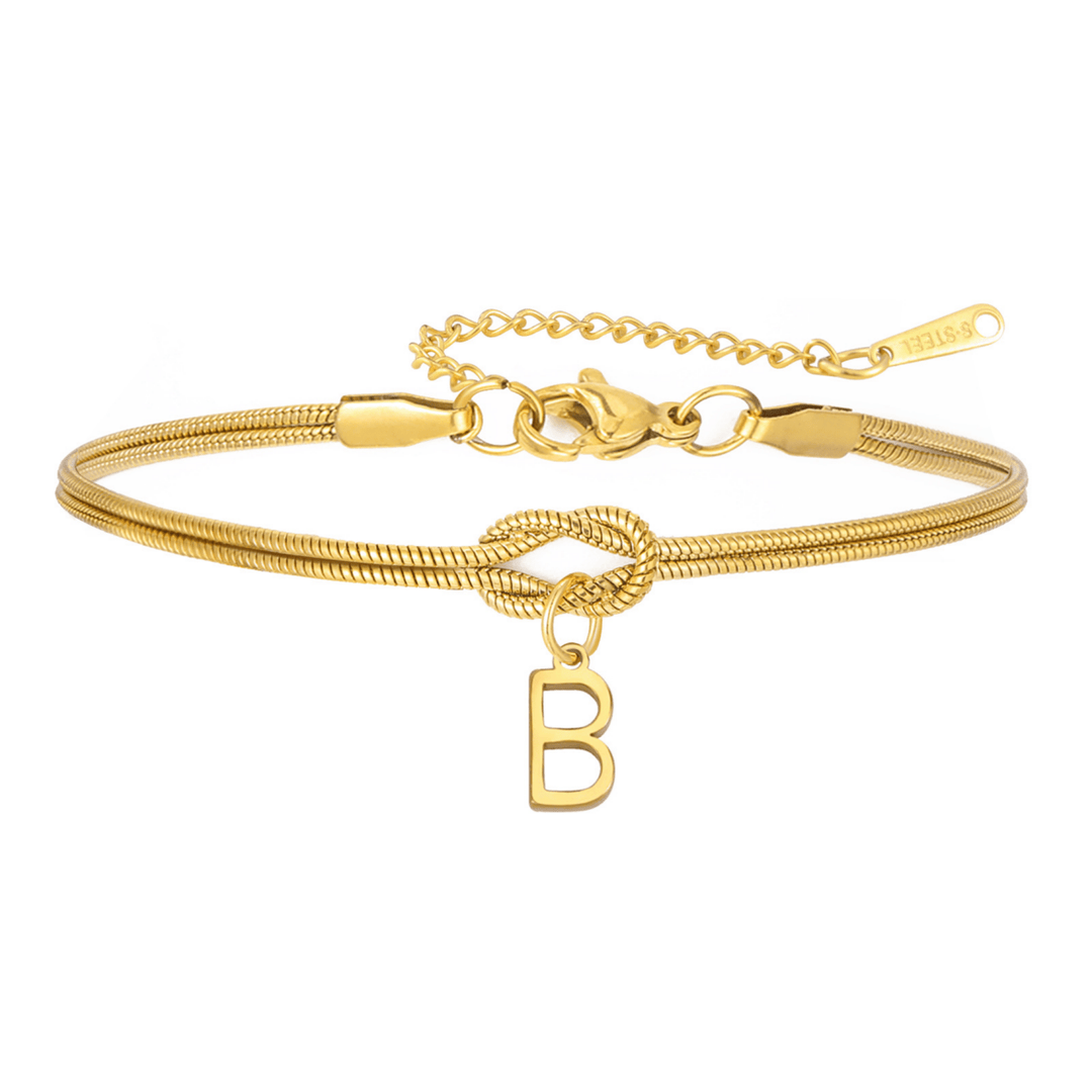 Personal Connection Initial Bracelet, detail view